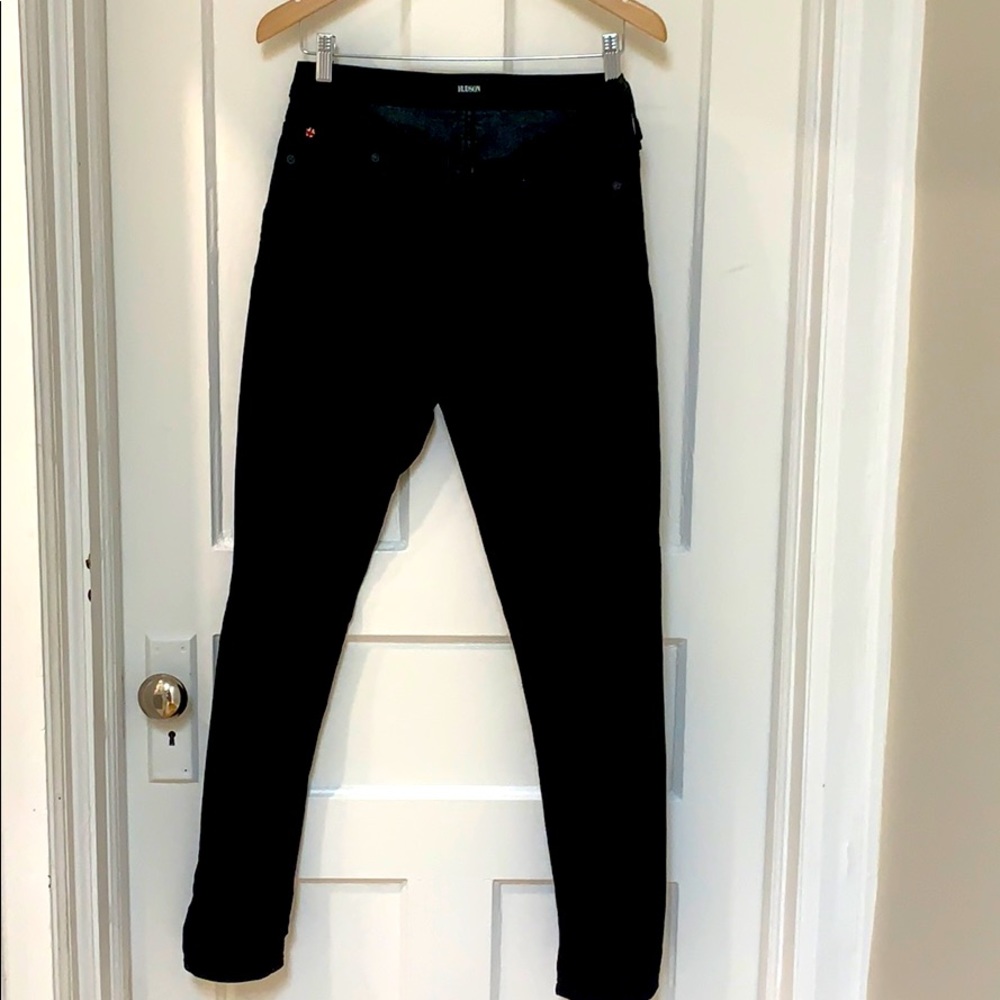 Hudson black skinny jeans